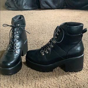 Missguided Chunky Combat Boot